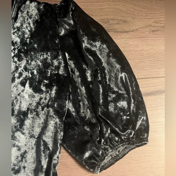 Free People Don’t You Wish‎ Velvet Bodysuit Sunflower Seed - Picture 5 of 8